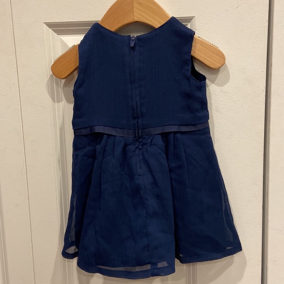 Carter’s Navy Blue Sleeveless Lightweight Dress - Picture 4 of 5